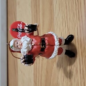 2000 Coca-Cola Coke Santa Ornament